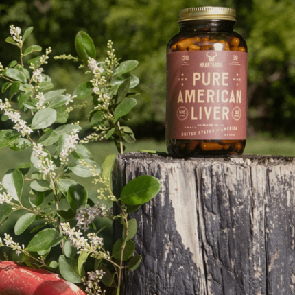 AMC Pure American Liver Deep Nutrition from the Heart of America 180 Capsules