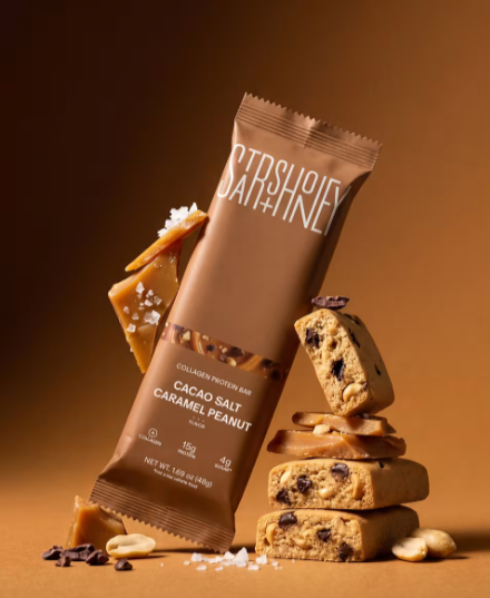 AMC Stars + Honey Cacao Salt Caramel Peanut 15G Protein Bars 10 Pack