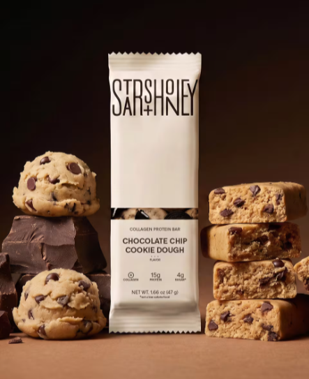 AMC Stars + Honey Chocolate Chip Cookie Dough 15g Protein Bars 10 Pack