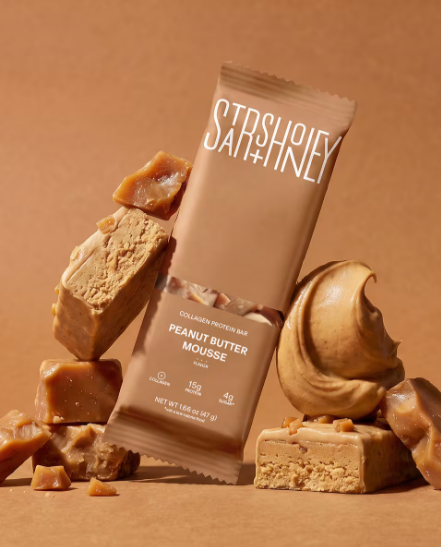 AMC Stars + Honey Peanut Butter Mousse 15g Protein Bars 10 Pack