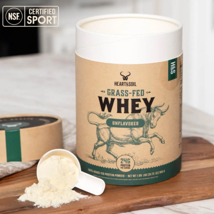 AMC Grass-Fed Whey Protein (Unflavored) 30 Servings